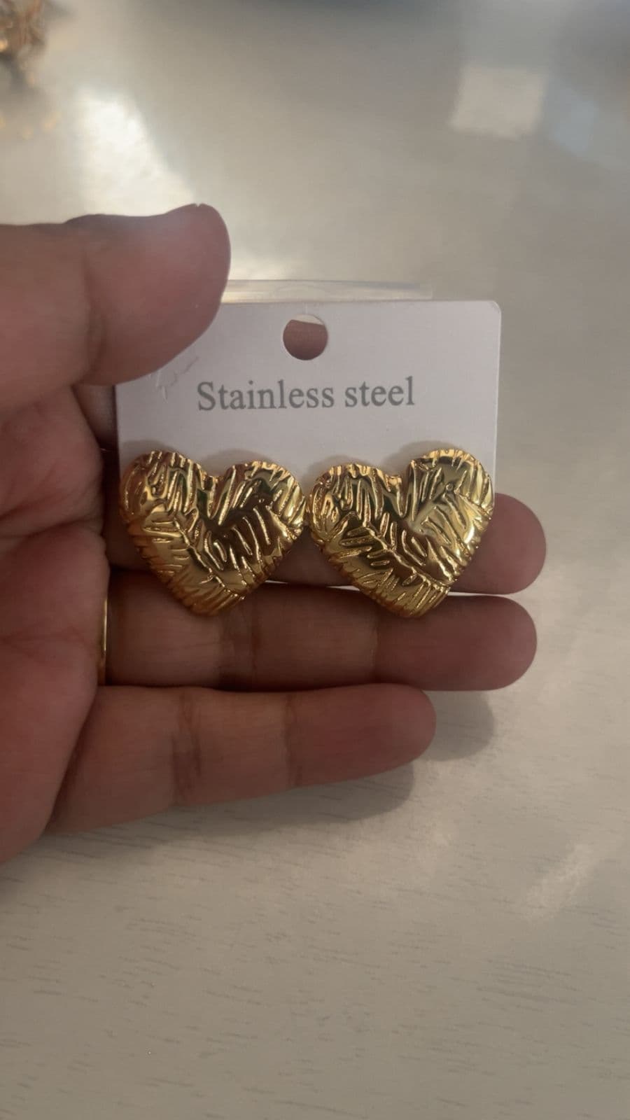 Amora Heart Studs