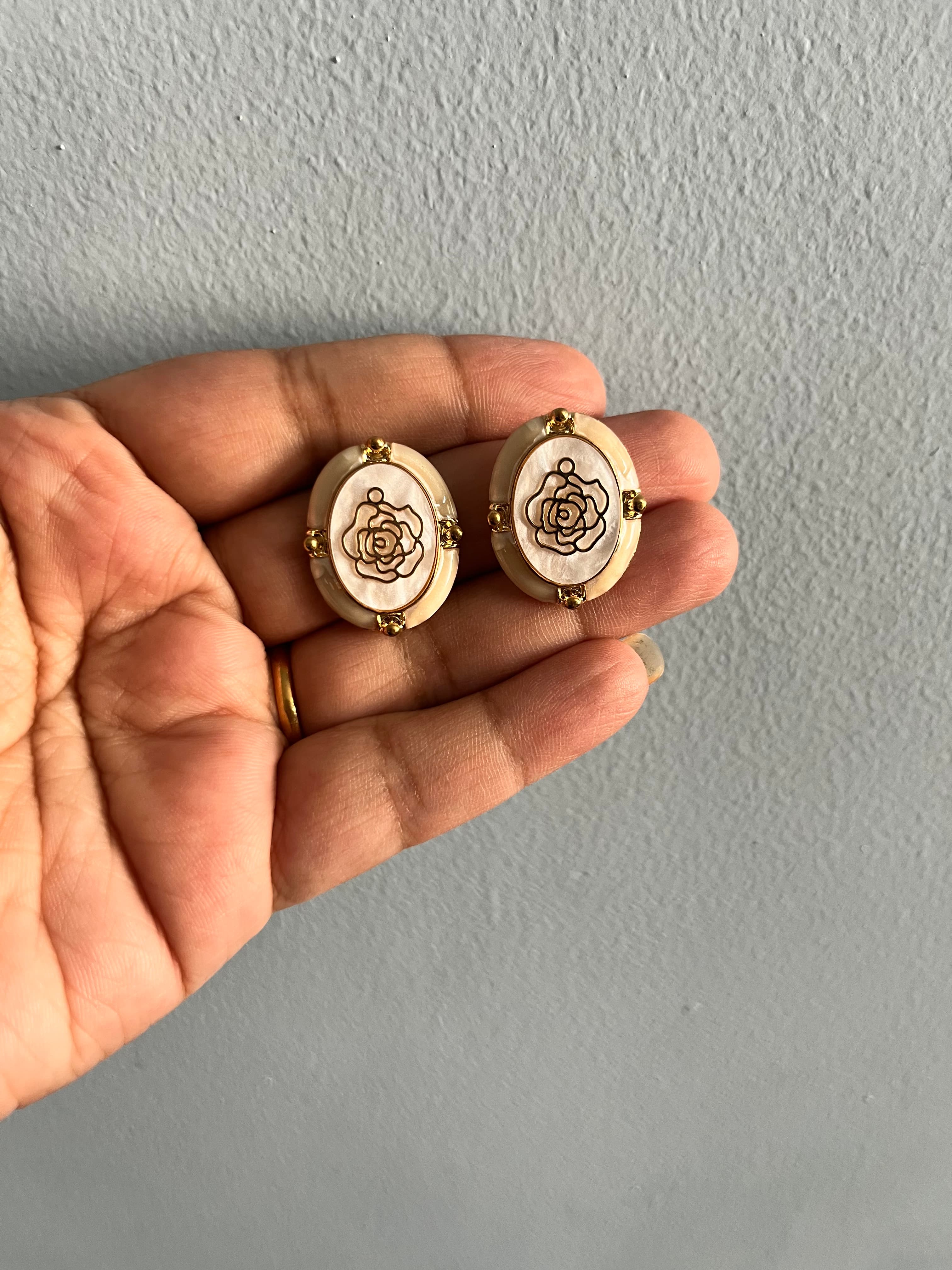 Camellia Stud Earrings