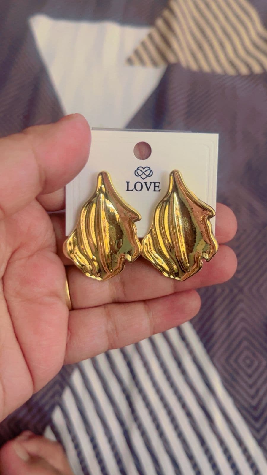 Molten Shell Earrings